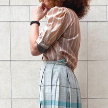 Load image into Gallery viewer, Camicia nude a righe 80s