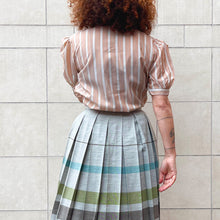 Load image into Gallery viewer, Camicia nude a righe 80s