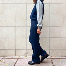 Load image into Gallery viewer, Pantaloni Celine blu 70s