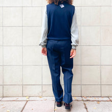 Load image into Gallery viewer, Pantaloni Celine blu 70s
