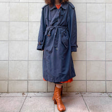 Load image into Gallery viewer, Trench navy 90s