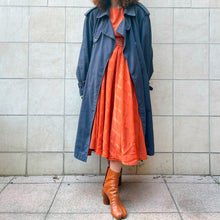 Load image into Gallery viewer, Trench navy 90s