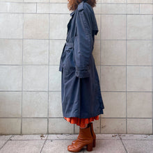 Load image into Gallery viewer, Trench navy 90s