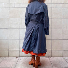 Load image into Gallery viewer, Trench navy 90s