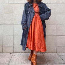Load image into Gallery viewer, Trench navy 90s