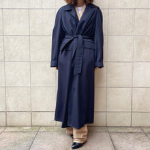 Load image into Gallery viewer, trench Barneys Newyork blu 80s