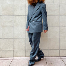 Load image into Gallery viewer, Completo doppio petto grigio 90s