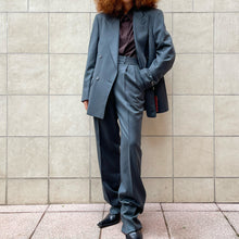 Load image into Gallery viewer, Completo doppio petto grigio 90s