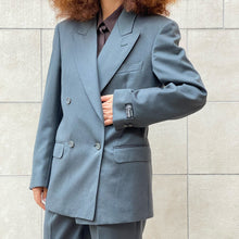 Load image into Gallery viewer, Completo doppio petto grigio 90s