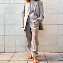 Load image into Gallery viewer, Completo 3 pezzi marrone chiaro mélange 90s