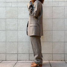 Load image into Gallery viewer, Completo 3 pezzi marrone chiaro mélange 90s