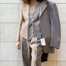 Load image into Gallery viewer, Completo 3 pezzi marrone chiaro mélange 90s