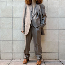 Load image into Gallery viewer, Completo 3 pezzi marrone chiaro mélange 90s