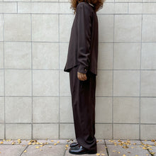 Load image into Gallery viewer, Camicia cioccolato in lana inizio 90s