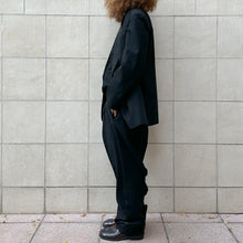 Load image into Gallery viewer, Tuxedo a tre pezzi in lana nero 1957