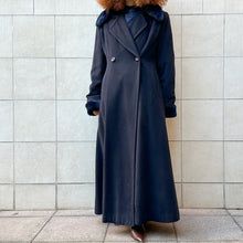 Load image into Gallery viewer, Cappotto blu scuro 90s