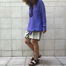 Load image into Gallery viewer, Blusa in chiffon di seta Fontana , in paillettes 70s