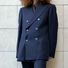 Load image into Gallery viewer, Completo doppietto blu scuro 80s