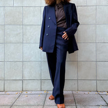 Load image into Gallery viewer, Completo doppietto blu scuro 80s