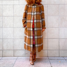 Load image into Gallery viewer, Trench check sartoriale 70s