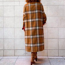 Load image into Gallery viewer, Trench check sartoriale 70s