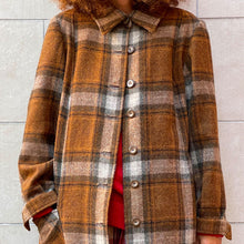 Load image into Gallery viewer, Trench check sartoriale 70s
