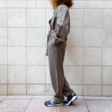 Load image into Gallery viewer, Tuta color tortora 80s