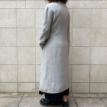 Load image into Gallery viewer, trench grigio ghiaccio 90s