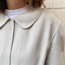 Load image into Gallery viewer, trench grigio ghiaccio 90s