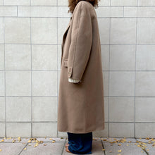 Load image into Gallery viewer, Cappotto double color cammello 80s