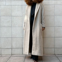 Load image into Gallery viewer, Cappotto sartoriale ecru 90s