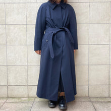 Load image into Gallery viewer, trench blu 90s