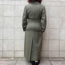 Load image into Gallery viewer, trench color kaki chiaro 90s