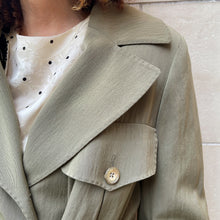 Load image into Gallery viewer, trench color kaki chiaro 90s