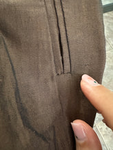 Load image into Gallery viewer, Pantalone Romeo Gigli color Cioccolato vita alta 80S
