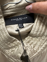 Load image into Gallery viewer, Karen Millen gilet seta color champagne Y2K
