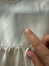 Load image into Gallery viewer, Abito sottoveste vintage Linclalor “Immagini” DEADSTOCK in rasatello di seta Fine anni ’80
