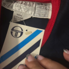 Load image into Gallery viewer, Top Sergio Tacchini blu McEnroe 80s
