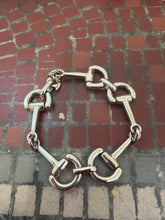 Load image into Gallery viewer, Bracciale horsebit metallo 90s
