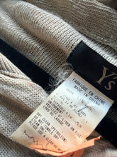 Load image into Gallery viewer, Top drapes e asimmetrico in maglia di lino Y's Yohji Yamamoto

