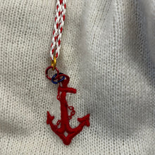Load image into Gallery viewer, Cardigan Sailor bianco80s
