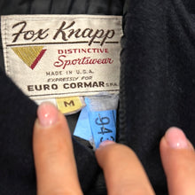 Load image into Gallery viewer, Giacca / camicia Fox Knapp distinctive sportswear  blu 50s
