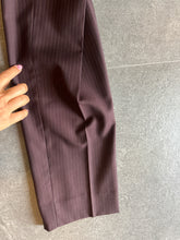 Load image into Gallery viewer, Pantalone Prada gessato marrone Y2K
