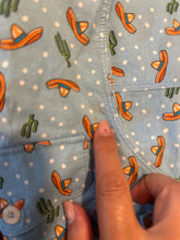 Load image into Gallery viewer, Camicia Prada color azzurra con  stampa sombrero e cactus s/s 2016
