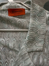Load image into Gallery viewer, Giacca Missoni jacquard silver Y2K
