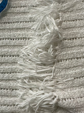 Load image into Gallery viewer, Poncho  R. Lauren bianco Y2K
