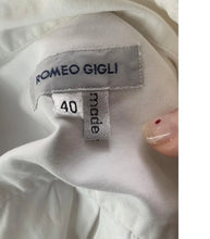 Load image into Gallery viewer, Camicia Vintage Bianca Romeo Gigli fine 80s
