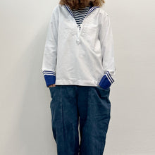 Load image into Gallery viewer, Blusa Popeye marina militare vintage
