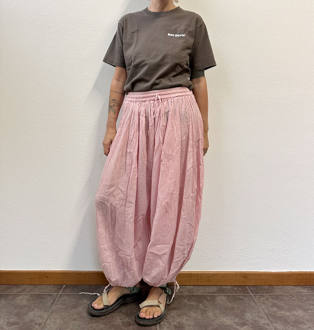 Pantaloni indiani pink 90s