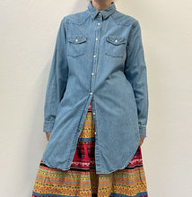 Load image into Gallery viewer, Camicia lunga Acne denim Y2K
